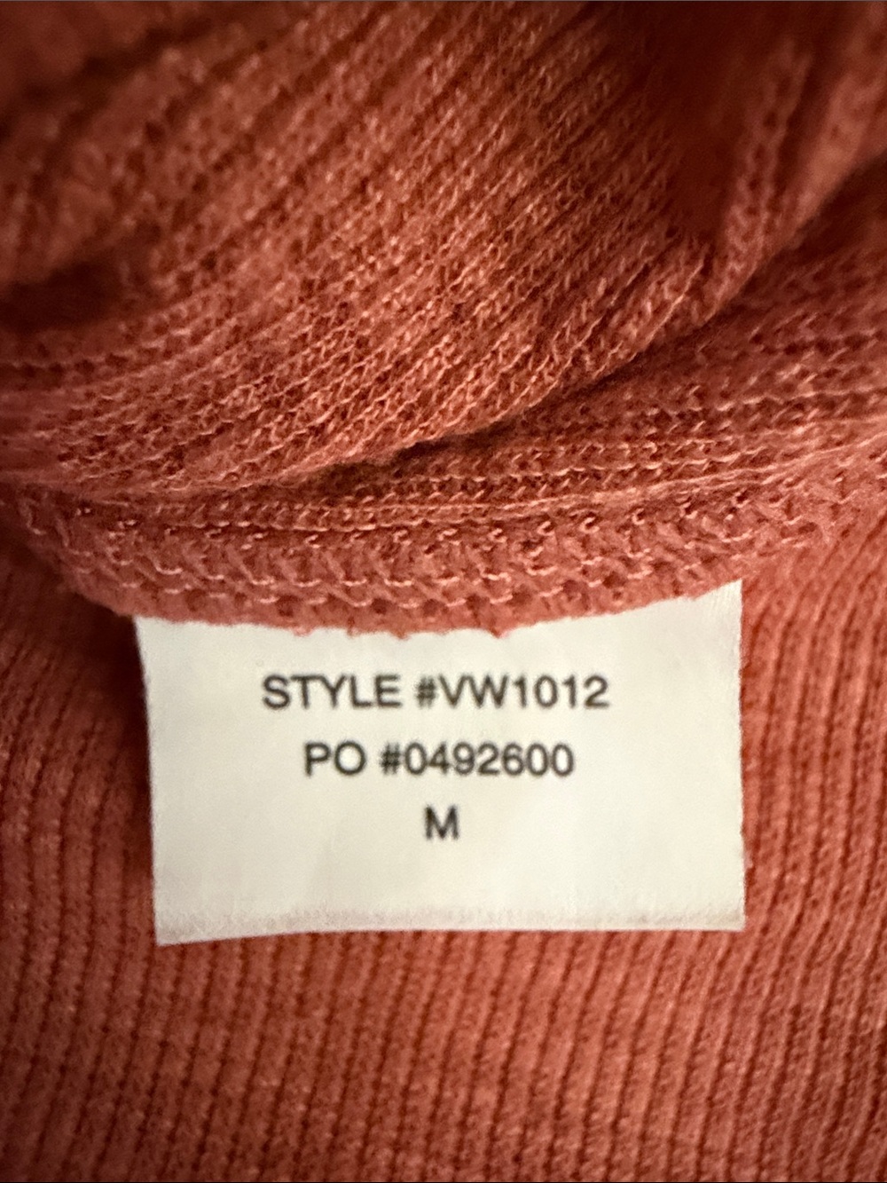 Vuori Rust-Tone Ribbed Racerback Tank - Picture 4 of 5